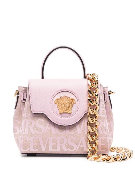 versace pink medusa bag|Versace la medusa tote bag.